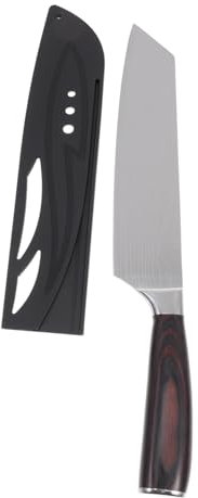 Amosfun Cuchillo Sushi Profesional Cortador De Carne Cuchillo Japones Herramienta De Cocina Mango De Madera