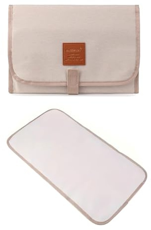 Matelas à Langer Pliable et Imperméable - Tapis Bébé Portable avec Pad Changeant