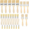 Flachpinsel 28 er Pack - Pinselset Holzgriffpinsel Flacher Pinsel, 12/25/38/50 mm Breite, Malerpinsel Set mit Holzgriff Für DIY/Farbe/Ölmalerei/Leim/Beize/Kleber, Geeignet zum Streichen
