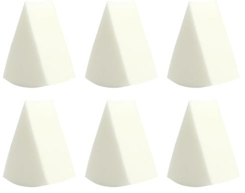 Makeup Sponges, 6 Pcs Triangle Sponges Face Paint Sponges Face Liquid Foundation Mini Facial Applicator Mini Puffs Reusable Washable Use Dry and Wet Both Nail Art Beauty Accessory
