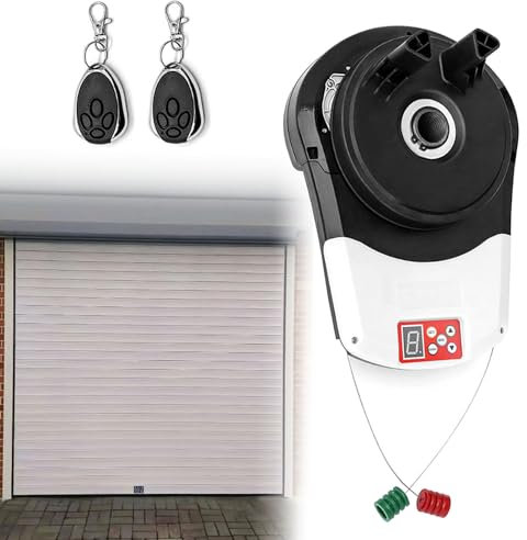 Garage Door Opener with Remote Control - Auto Roller Shutter Motor, for Warehouse, Store, Barn, Farm - Rolling Door Opener