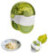 1 Pcs Garlic Chopper Professional Manual Garlic Crusher with Roller Cutter for Kitchen Tool, Easy to Clean