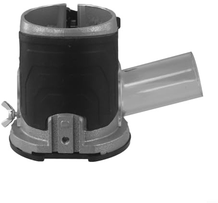 CYRENT Base per router, base router con raccolta polvere, router elettrico per legno manuale, base protettiva per accessori, per lavorazione del legno, alluminio e materiale plastico