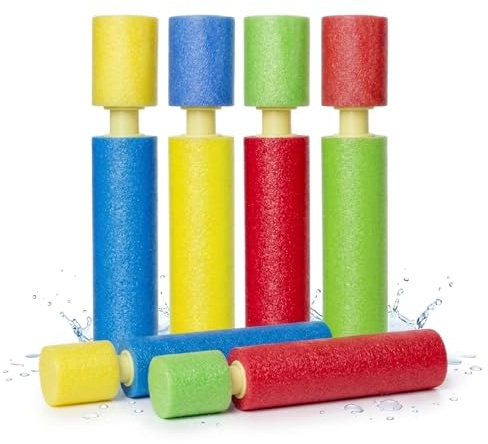 Pistola Agua Espuma Niños Pack 24 | Pistola de Espuma Eva Infantil Piscina