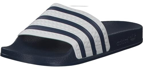 adidas Originals Unisex-Erwachsene Adilette Dusch-& Badeschuhe, Blau (adiblue/white/adiblue), 37 EU (4 UK)