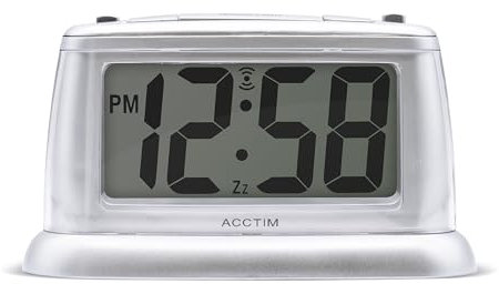 Acctim Juno Smartlite Digital Alarm Clock Smartlite® Crescendo Alarm (Silver)