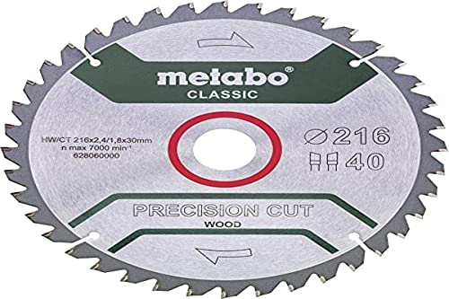 Metabowerke GmbH 628652000 PrecisionCutClassic 216x30 40WZ 5°neg/B