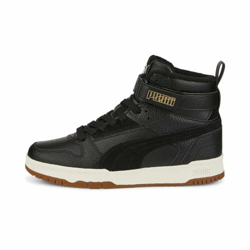 PUMA Mixte enfant Rbd Game Wtr Jr Basket, Puma Black Puma Black Puma Team Gold, 35.5 EU