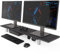 Fenge Soporte Monitor Grande, Elevador Monitor de Pata de Metal Altura Ajustable, Soporte para Monitor para PC/Portátil/TV 100x23,5x9,2-11,2cm Negro