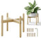 Soporte de Plantas de Interior de Madera, Pequeño Soporte para Macetas 25x23 cm, Maceteros Decorativos Interior Moderno de Estilo Mid-Century, Decoración Interior Exterior Hogar, Jardín