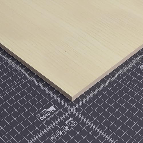 Panneau MDF Plaqué - Frêne - 60 x 120 cm