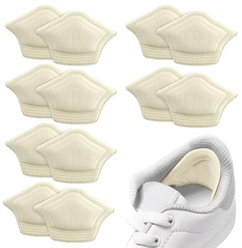 6 Paia Cuscini per Tallone,Cuscinetti Scarpe Troppo Grandi,10mm Rinforzo Tallone Scarpe,Scuscini Donna,Cuscinetti Il,Autoadesive Cuscini Piedi,per Scarpe Sciolte Donne Uomini Sneakers in Pelle