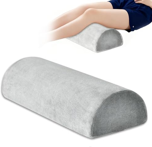 GREATRICH Cuscino per Gambe e Ginocchia, Cuscino a Mezzaluna Ergonomico in Memory Foam, Ideale per Dormire Lateralmente e per Supporto Lombare, Sollievo per Dolori alla Schiena e Anche
