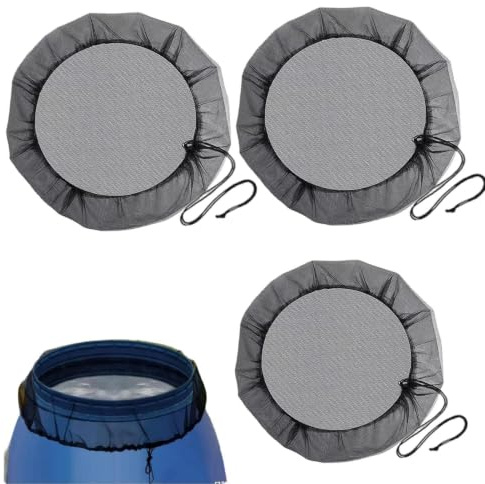 Regnfat skydd – polyester återanvändbart tankskyddsnät | Regntunna skydd skärm | för regnvatten trädgård gård trädgård trädgård uteplats växthus gårdar