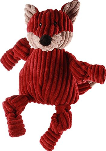 Hugglehounds Hundespielzeug mit Quietschelement, Fuchs, groß