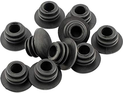 VORCOOL 10 stücke 22mm Fahrrad Lenker Endstopfen Endkappen Für Rennrad Grip Berg BMX Fahrrad(Schwarz)