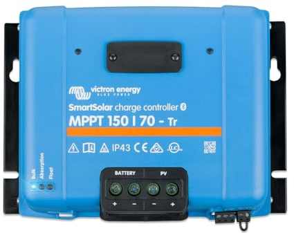 Victron Energy SmartSolar MPPT Tr 150V 70 amp 12/24/36/48-Volt Solar Charge Controller (Bluetooth)