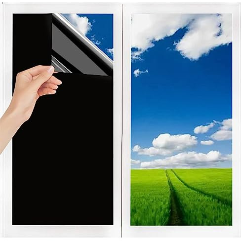 Film Vitre TeintéE Voiture Teinte Vitre Voiture 40X200cm Films AdhéSifs pour Vitres Auto Protection Contre Soleil Et Vie PrivéE pour Plupart des FenêTres De Bureau De Chambre à Coucher De Voiture