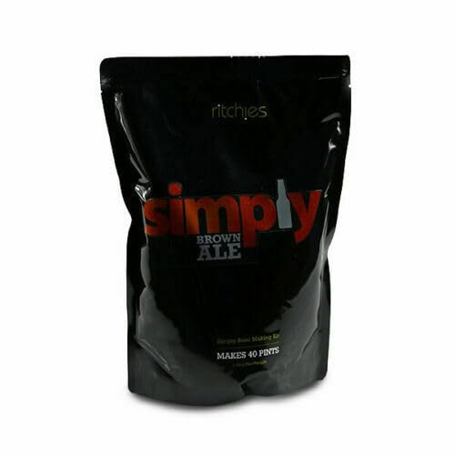 DIAH DO IT AT HOME Simply Brown Ale Beer Kit and Airlock Set for Home Brewing