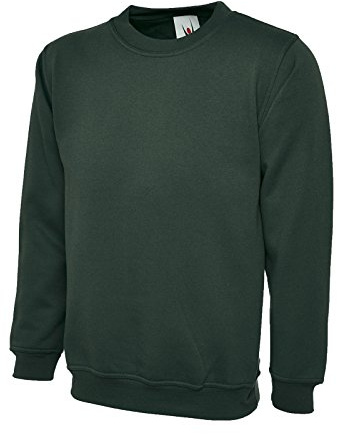Uneek UC203 - Bottle Green - 4XL - 300 GSM - Classic Sweatshirt XXXXL Large