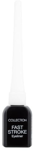 Collection Cosmetics Fast Stroke Eyeliner, Quick Drying Formula, 4ml, White, Gel
