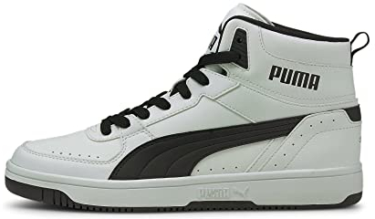 PUMA Unisex Puma Rebound JOY Turnschuhe, Puma White-Puma Black, 42 EU