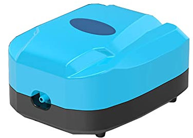 H&RB Bomba De Aire para Acuario Bomba De Tanque Peces Silenciosa Alta Potencia Aireador Bomba Oxígeno Eficiente Compresor Acuicultura Portátil Bomba Estanque Burbujeador,16W