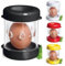 1 pelador de huevos hervidos, herramientas para pelar huevos, utensilios de cáscara de huevos, herramienta de separación de cáscaras de huevo, accesorios de cocina, color aleatorio