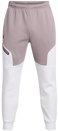 Under Armour Unstoppable FLC Jgr EU-Gry Fleece Bottoms Uomini Pantalone da Allenamento Grigio M