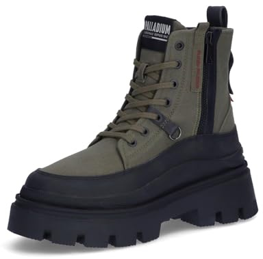 Palladium Donna Pallasquad Zip TX Stivaletti, verde, 39 EU
