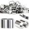 SWTYExt 10mm Wire Rope Crimping Sleeves 40pcs Cable Crimps Aluminum Sleeves Clip Wire Clamp Sleeves Choke Clamps Crimp Loop for Rubber Rope Trailer Tarpaulin Expander Rope Tarpaulin Rope Fastening