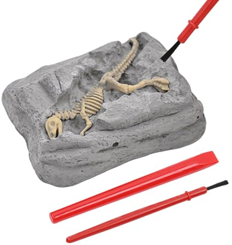 Excavation Set, Sour Skeleton Excavation Set, Educational Sensory Toy with Skeleton Model and Rock Excavation