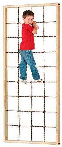 Kletternetz mit Rahmen Klettergerüst Kletterwand Kinder Kindergarten, 180x36 cm