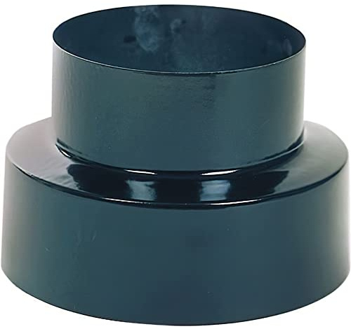 Reducción Estufa Vitrificado Color Negro de 150 a 120 mm.