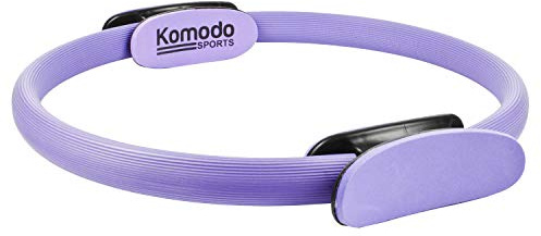 KOMODO Pilates Ring Yoga Fitness Exercise Circle Gym Wheel (Purple)