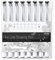 Ohuhu Fineliner Stift, 8er-Pack Ultra-Zeichenstifte, 8 verschiedene Spitzengrößen, 7 Marker mit feiner Spitze & ein Pinsel, schwarze Linienstifte mit feiner Tinte zum Zeichnen von Details