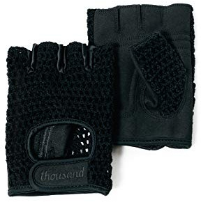 Thousand Adult Bike Gloves, Courier, Medium - Breathable, Half Finger Anti-Slip Cycling Gloves