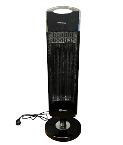 Termozeta Stufa al carbonio TZR11 PLUS ad alta efficienza energetica 2 livelli di potenza fino a 1000W con oscillazione e interruttore antiribaltamento