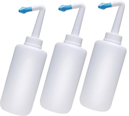WEKAMOS 3piezas Botella Lavado Nasal Irrigación Nasal Limpiador Cuidado Enjuague