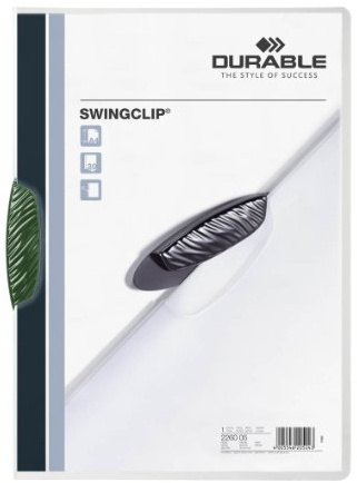 Durable 226005 Klämmapp Swingclip®, grön, 25 stycken