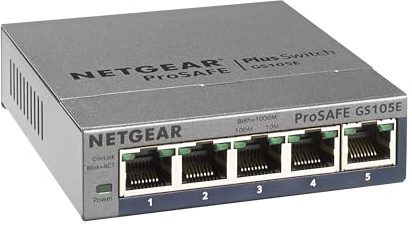 NETGEAR 5-Port Gigabit Ethernet Easy Smart Managed Switch (GS105Ev2)