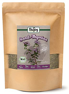 Biojoy BIO-Sand-Thymian-Tee (250 g), getrocknet und geschnitten, Wild Thyme (Thymus serpyllum)
