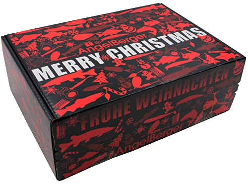 Angel Berger Angel Weihnachtsbox Angler Geschenk Weihnachten Petri Box Adventsgeschenk (Weihnachtsbox 1)