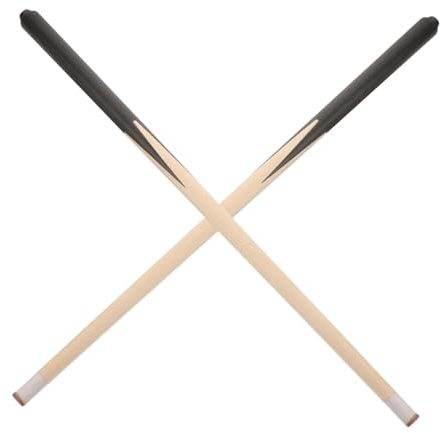 HONMEET Mini Billardqueues Aus Holz 2 Stück Kurze Queues Für Enge Räume Präzise Stöße Mit Langlebigen Billardqueuestöcken