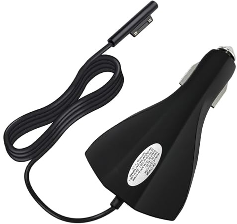 Surface Pro Car Charger 65W 15V4A, Sisyphy DC Vehicle Adapter with USB-A & USB-C Ports, Compatible for Microsoft Surface Pro 11/10/7/6/5/4/3 Surface Go 3/2/1 Laptop 7/6/5/4/1