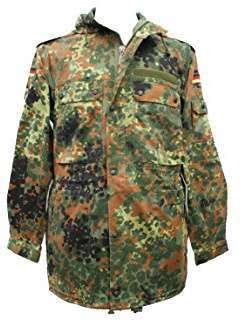 Vintage German Flecktarn Camouflage Parka. (Large)