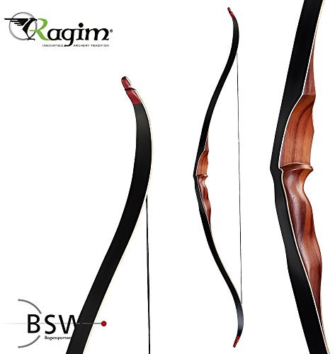 SET RAGIM Black Bear - 58 Zoll - 25-60 lbs - Recurvebogen (55 lbs, Rechts)