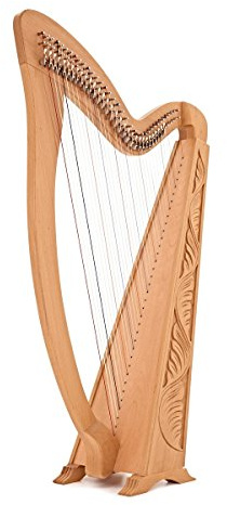 36 String Harp with Levers by Gear4music