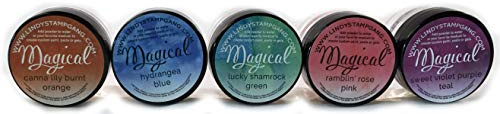 Lindy's Stamp Gang Magical Jar Set, 0.25-Ounce, Victorian Bouquet, 5 Per Package