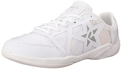 Rebel unisex hänsynslösa vit cheer shoe, medium